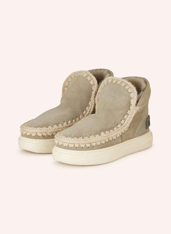 mou Boots ESKIMO mit Schmucksteinen HELLGRÜN