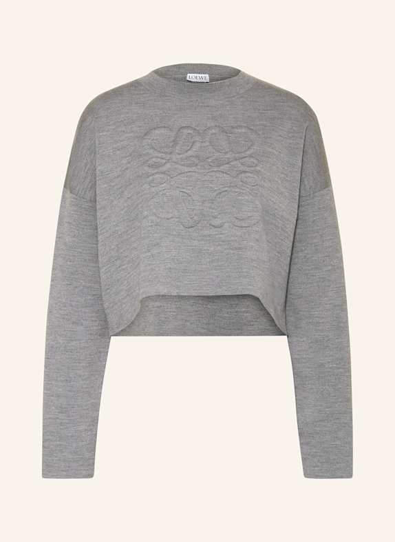 LOEWE Pullover ANAGRAM GRAU