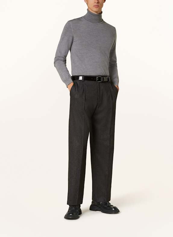 HUGO Rollkragenpullover SAN THOMAS GRAU