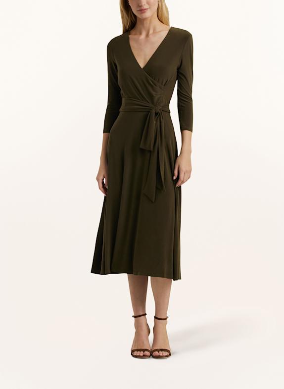 LAUREN RALPH LAUREN Robe à manches 3/4 KAKI