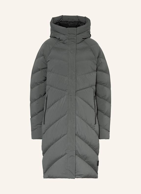 Jack Wolfskin Płaszcz puchowy MARIENPLATZ ZIELONY