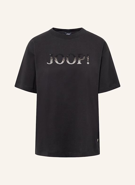 JOOP! T-Shirt mit Pailletten SCHWARZ