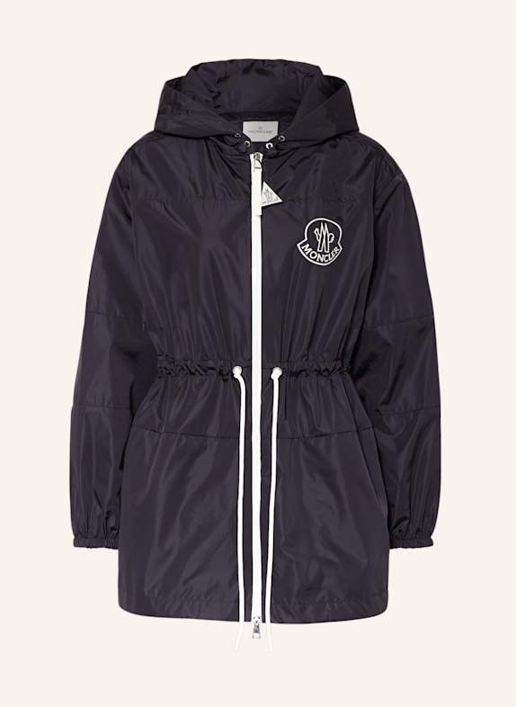 MONCLER Rain jacket VEIRADE DARK BLUE