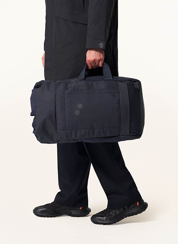 pinqponq Rugzak BLOK MEDIUM met laptopvak DONKERBLAUW