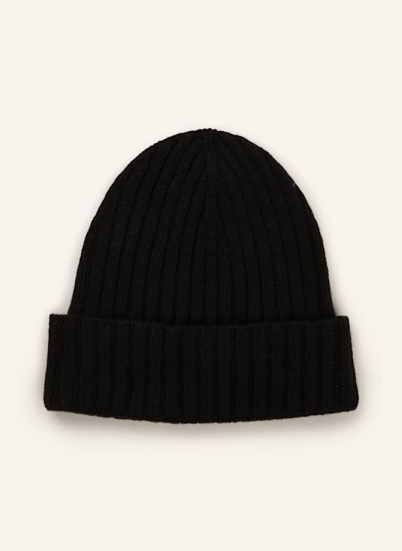 DANIELE FIESOLI Cashmere-Mütze SCHWARZ