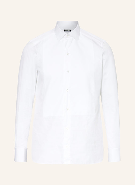 ZEGNA Smoking-Hemd Regular Fit mit Umschlagmanschette WEISS