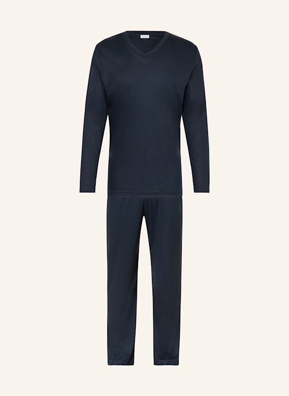 zimmerli Schlafanzug SUSTAINABLE LUXURY DUNKELBLAU