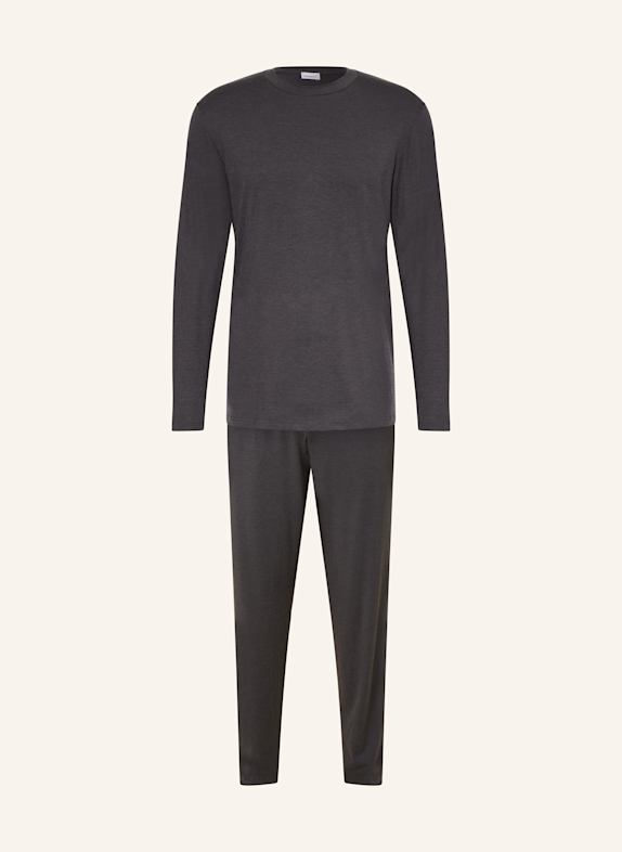 zimmerli Schlafanzug COZY COMFORT DUNKELGRAU