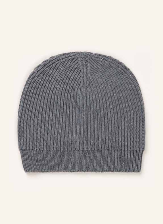 PESERICO Čepice s třpytivou přízí ŠEDÁ