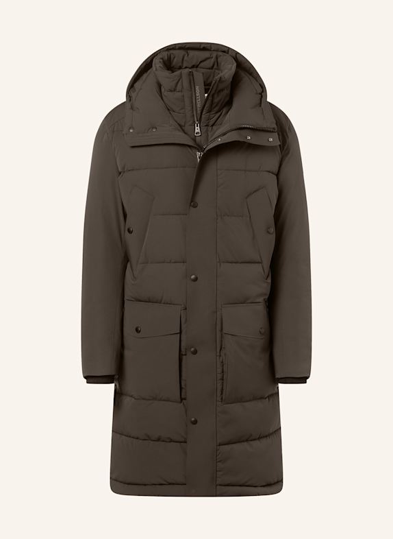 STRELLSON Steppmantel CRASHER FUSED KHAKI