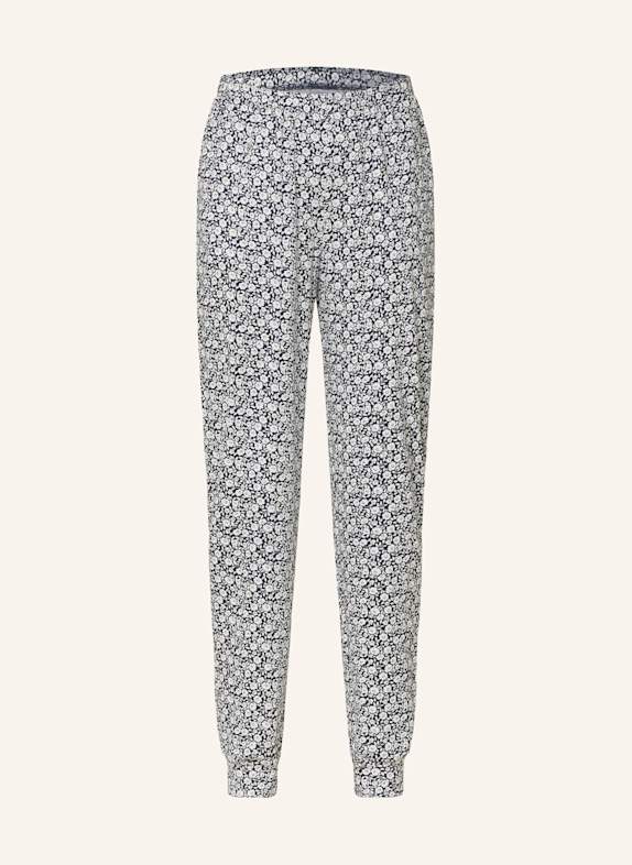 CALIDA Pajama pants FAVOURITES KISS WHITE/ DARK BLUE
