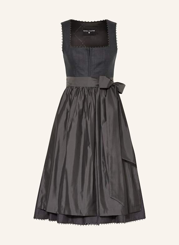 KINGA MATHE Dirndl MÜNCHEN mit Leinen GRAU