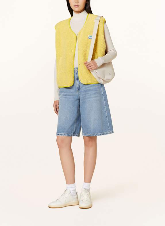 American Vintage Teddy vest YELLOW