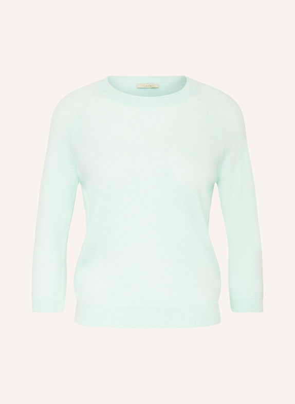 lilienfels Cashmere-Pullover mit 3/4-Arm MINT