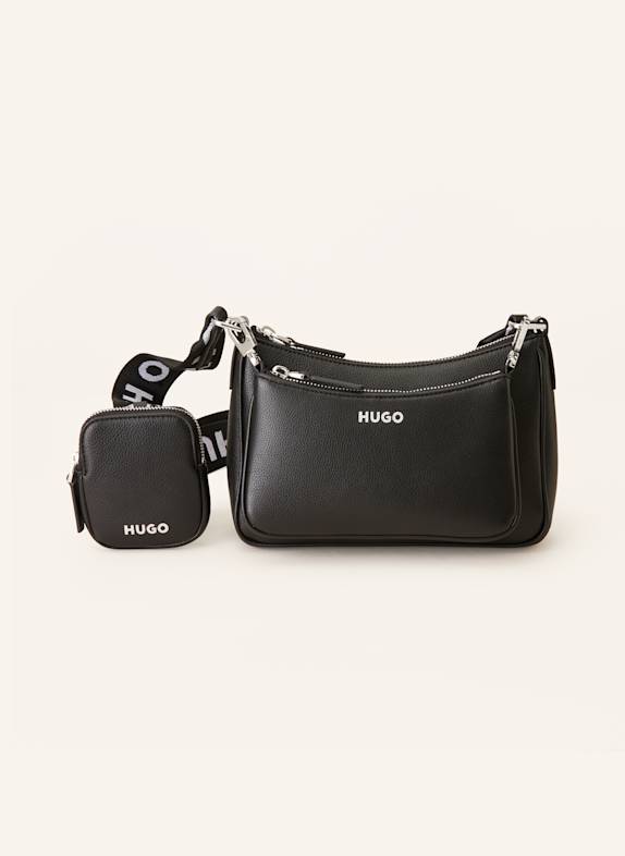 HUGO prada logo travel bag BLACK