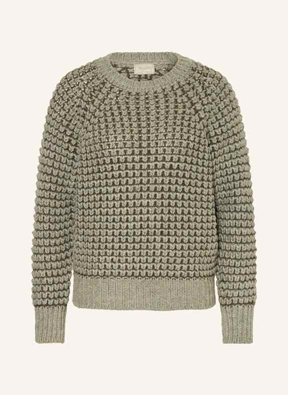 Herrlicher Sweater NARLINA GRAY/ OLIVE