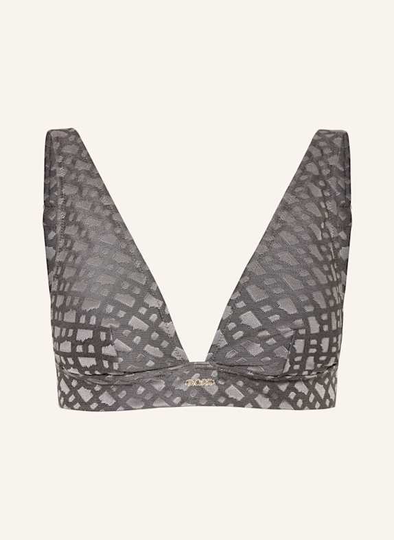 BOSS Bralette-Bikini-Top BEATRIX GRAU/ HELLGRAU