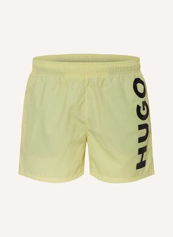 HUGO Badeshorts ABAS GELB/ SCHWARZ