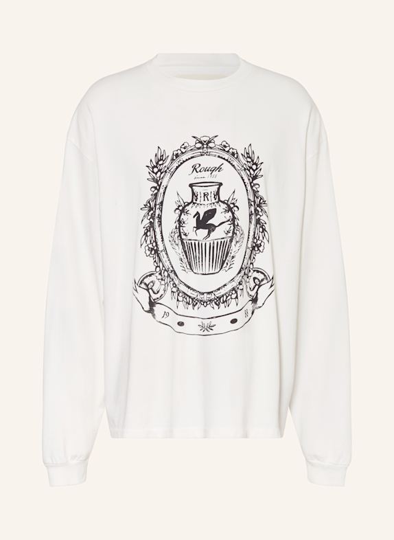 rough. Oversized-Longsleeve FAMILY CREST WEISS