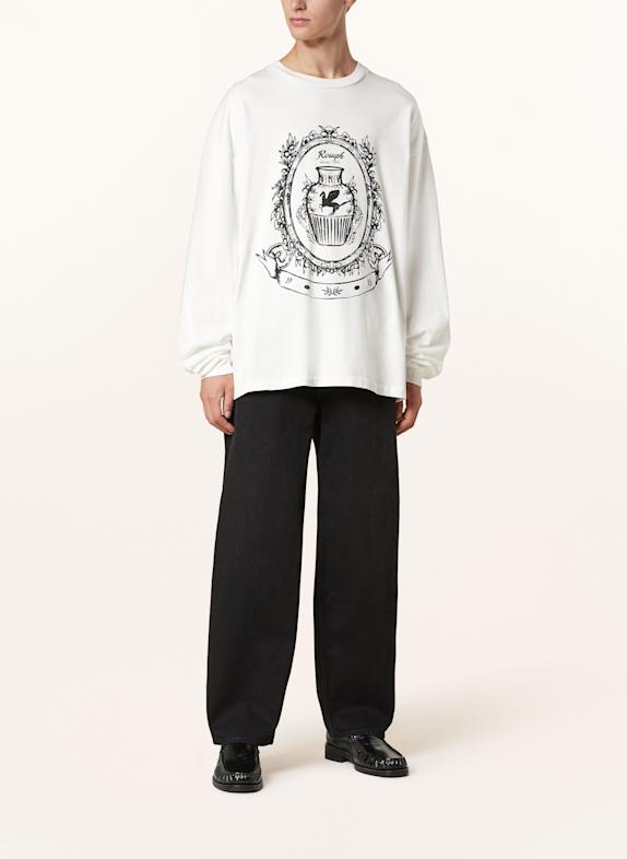 rough. Oversized longsleeve FAMILY CREST WIT