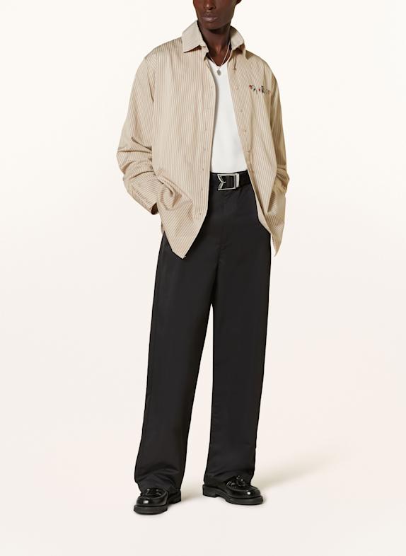 rough. Overhemd Comfort Fit BEIGE / WIT