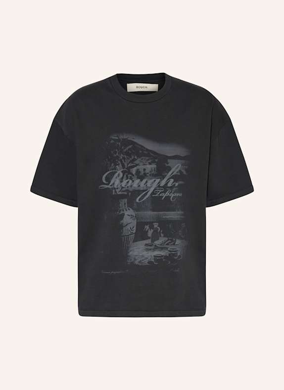 rough. T-Shirt VINTAGE TAVERNA SCHWARZ