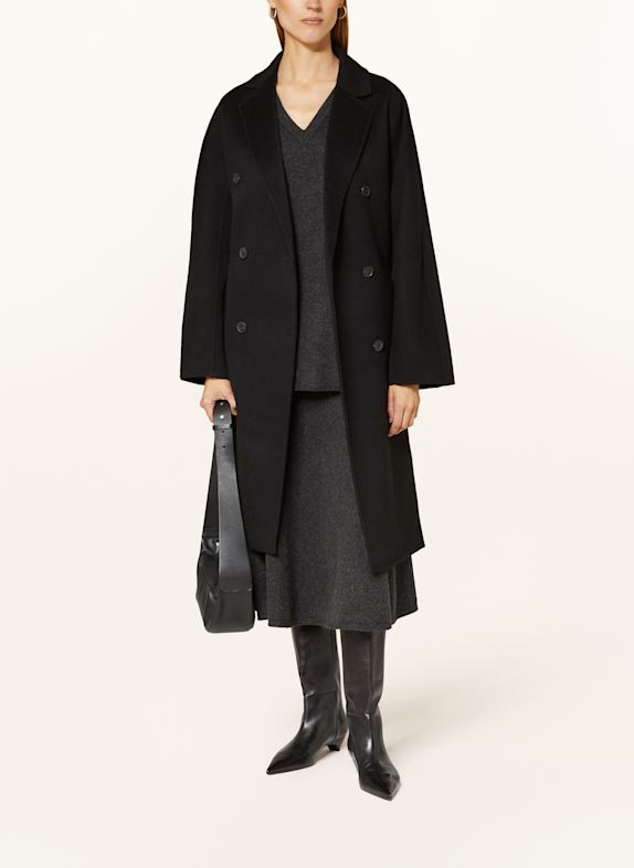 COS Wool coat BLACK