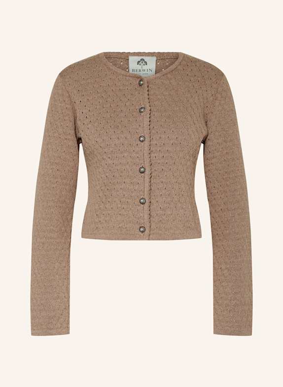 BERWIN & WOLFF Strickjanker BEIGE