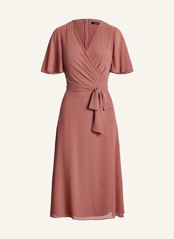 LAUREN RALPH LAUREN Dress in wrap look PINK