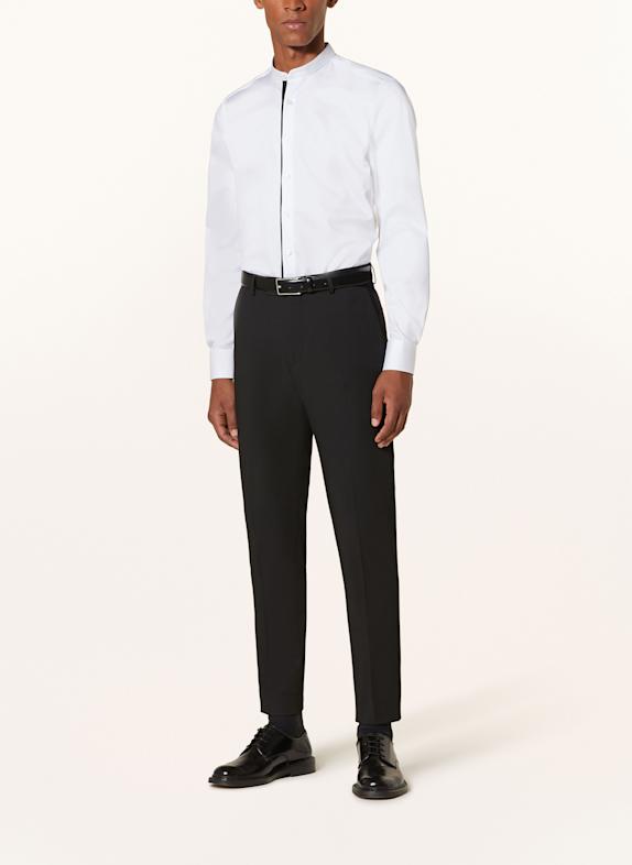 OLYMP Hemd Level Five body fit WEISS / SCHWARZ