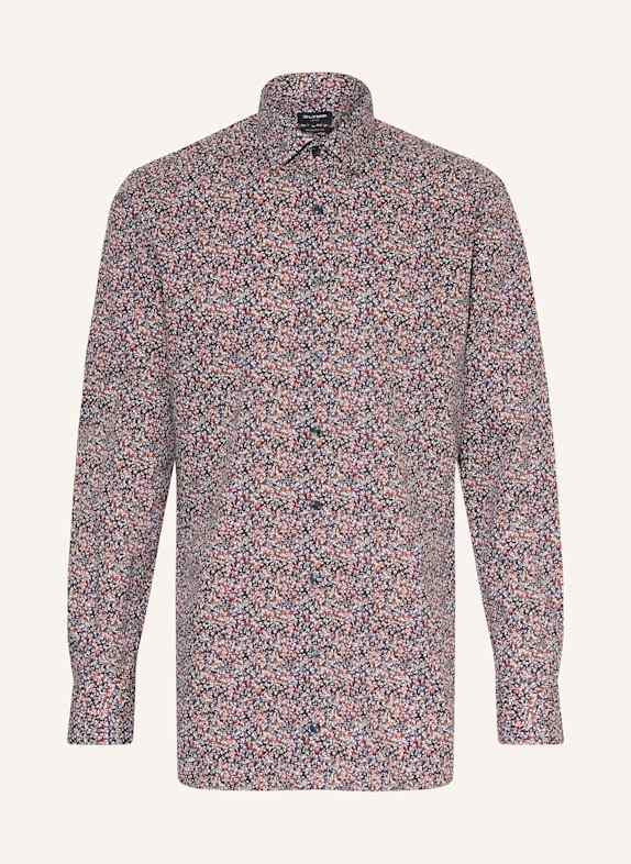 OLYMP Hemd Luxor modern fit LILA/ WEISS/ DUNKELORANGE