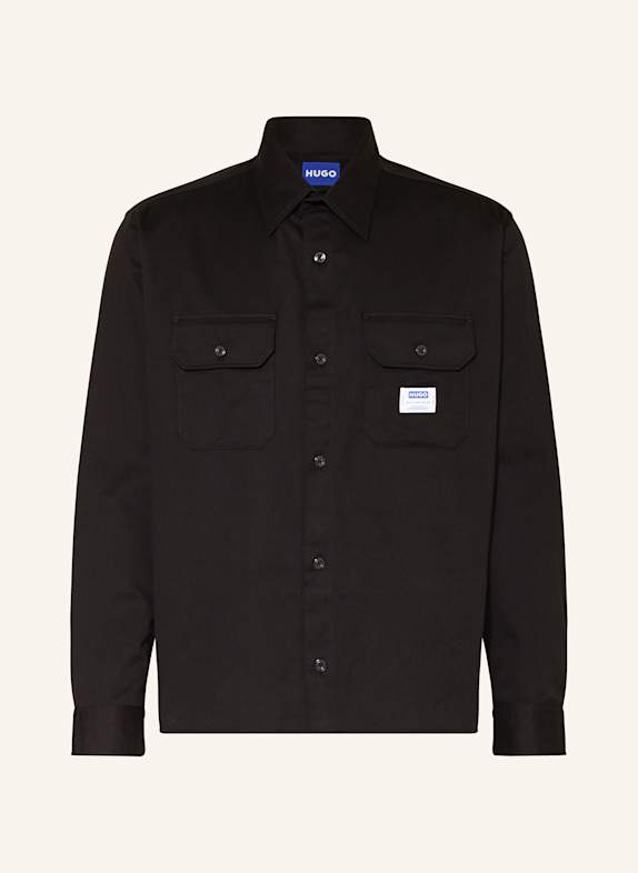 HUGO BLUE Košile EKYNONE Comfort Fit ČERNÁ