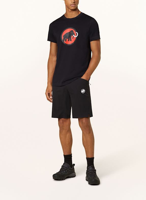 MAMMUT T-shirt CORE ZWART / ROOD