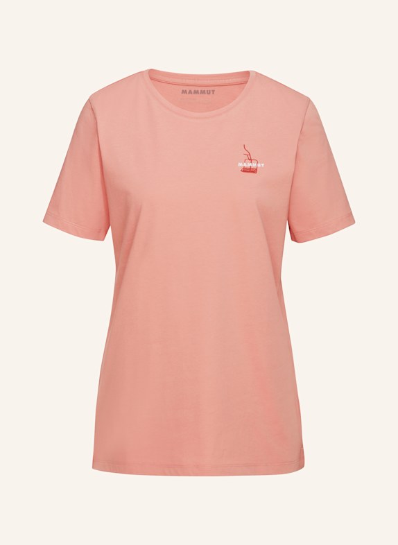 MAMMUT T-shirt CORE JASNOCZERWONY