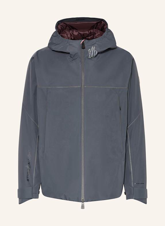 MONCLER GRENOBLE Lightweight-Daunenjacke THUSIS BLAUGRAU
