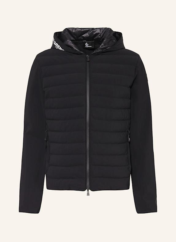 MONCLER GRENOBLE Hybrid-Daunenjacke SCHWARZ