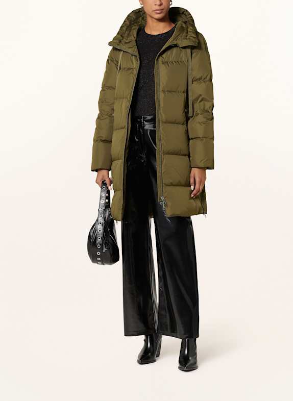 Rich & Royal Daunenmantel BIG PUFFER OLIV