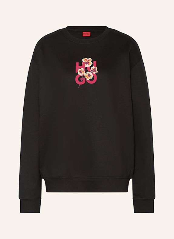 HUGO Sweatshirt SCHWARZ
