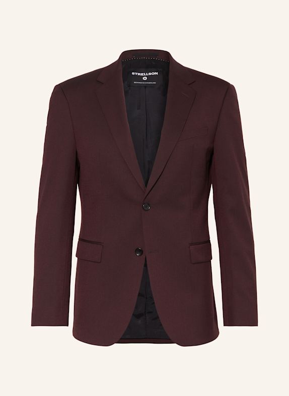 STRELLSON Anzugsakko AIDAN Extra Slim Fit DUNKELROT