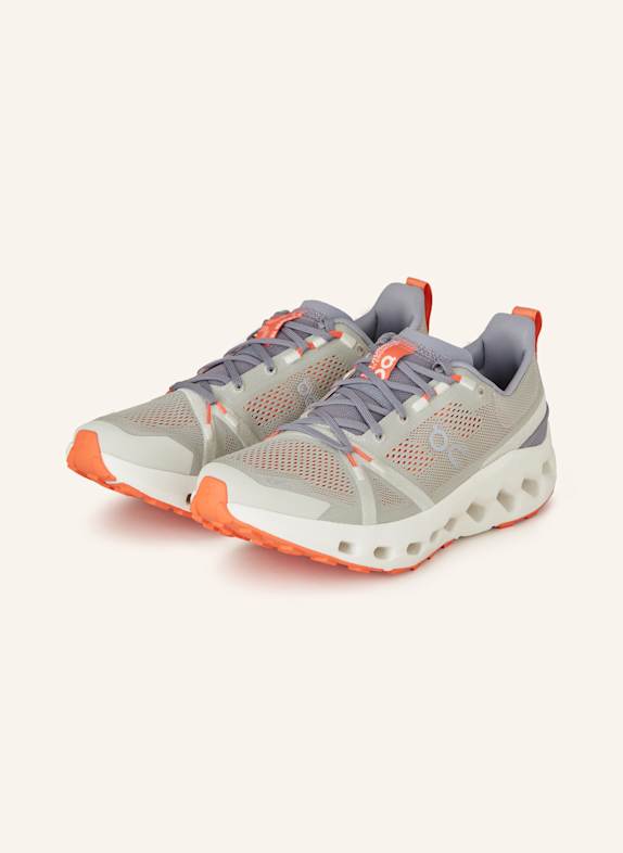 On Trailrunning-Schuhe CLOUDSURFER TRAIL HELLBRAUN/ ORANGE