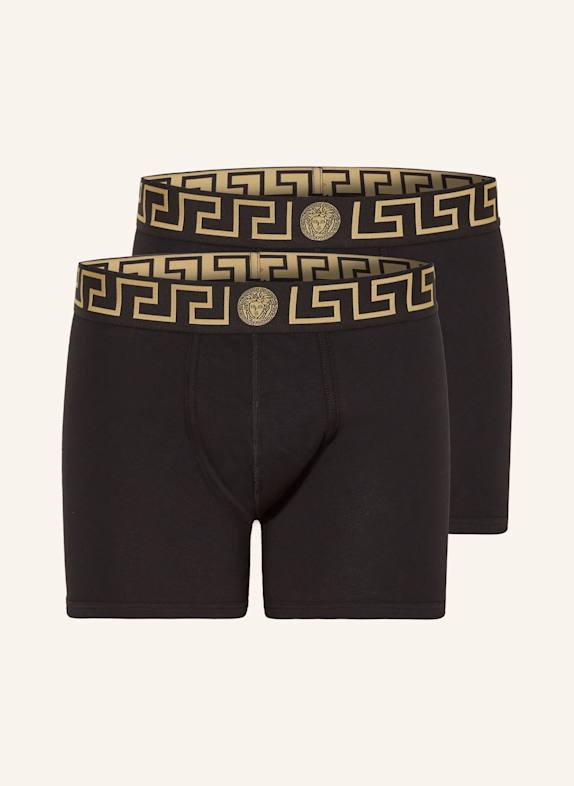 VERSACE 2er-Pack Boxershorts SCHWARZ
