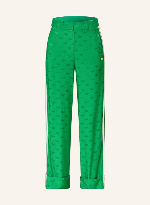 adidas Originals Jacquard trousers GREEN/ WHITE