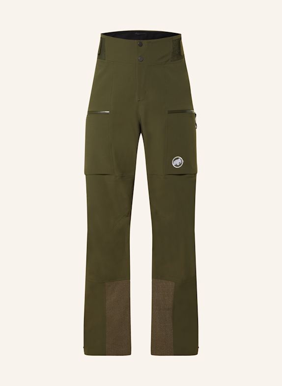 MAMMUT Hardshell-Skihose STONEY HS DUNKELGRÜN