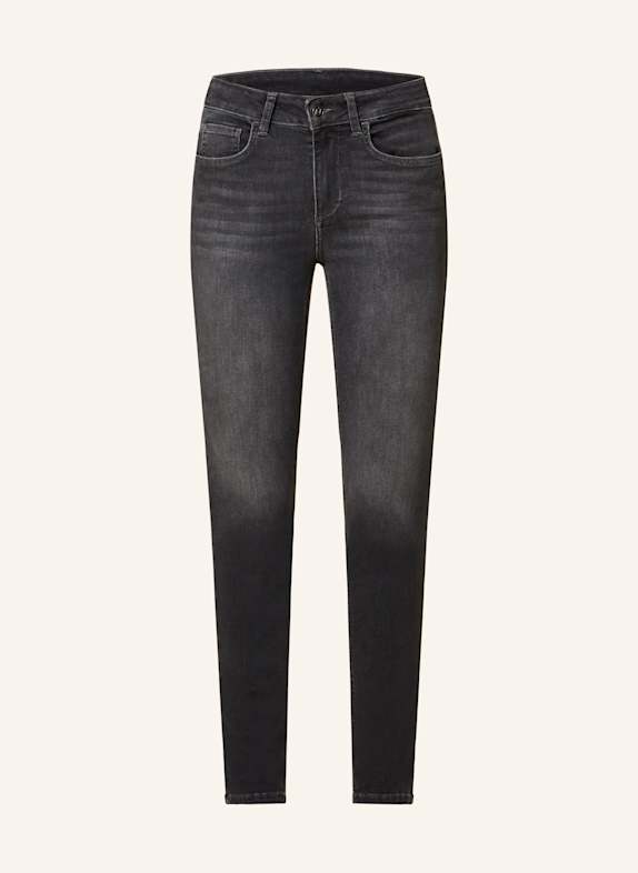 LIU JO Skinny Jeans mit Schmucksteinen DUNKELGRAU