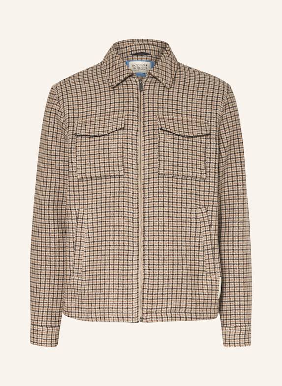 SCOTCH & SODA Bunda HNĚDÁ/ TMAVĚ HNĚDÁ/ BÉŽOVÁ