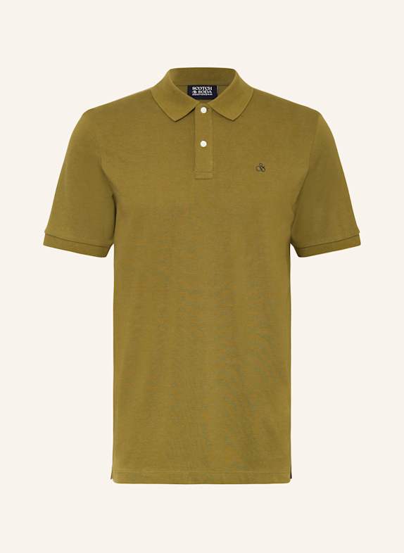 SCOTCH & SODA Polokošile z piké OLIVOVÁ