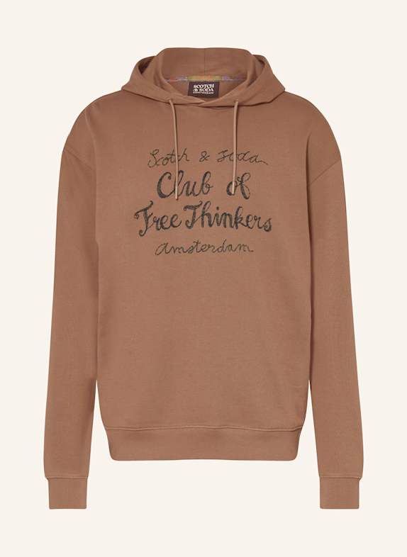 SCOTCH & SODA Mikina s kapucí BÉŽOVÁ