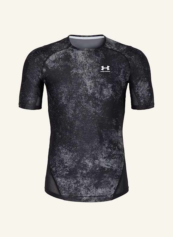 UNDER ARMOUR T-shirt HEATGEAR® CZARNY/ SZARY