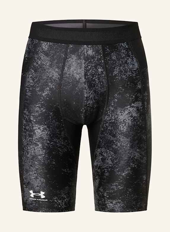 UNDER ARMOUR Szorty treningowe UA HEATGEAR® CZARNY/ SZARY