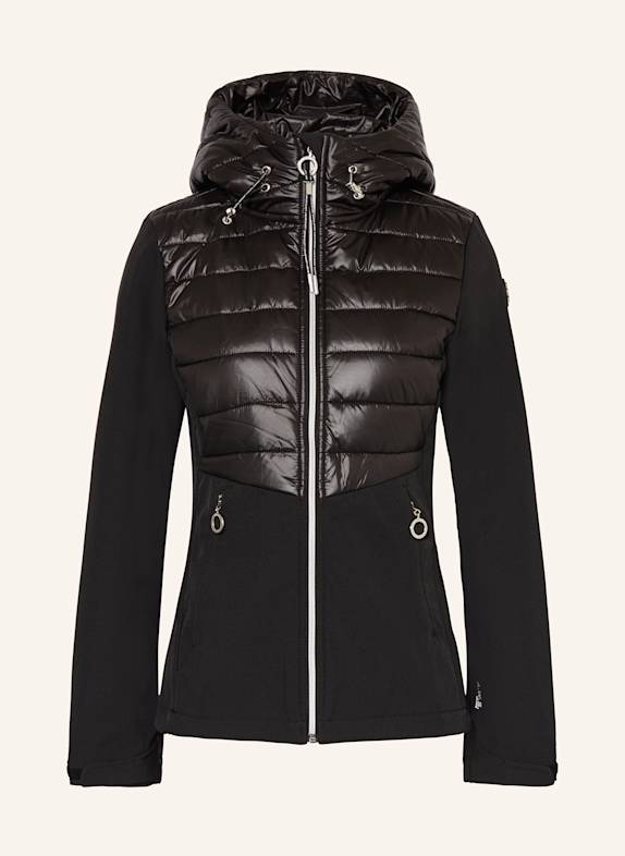 LUHTA Hybrid-Steppjacke EMALRANTA SCHWARZ